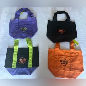 Limited Edition Trader Joe's Mini Halloween Canvas Tote Bag